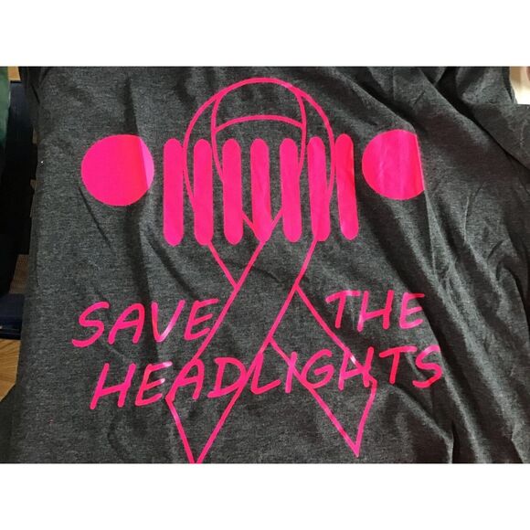 Breast Cancer Awareness Gildan Graphic T Shirt Size XL Gray Short Sleeve - Picture 5 of 8